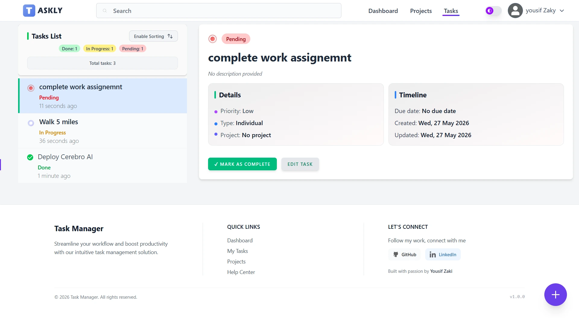 Taskly - Task & Project Manager