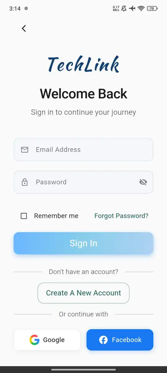 TechLink - Social Media Platform